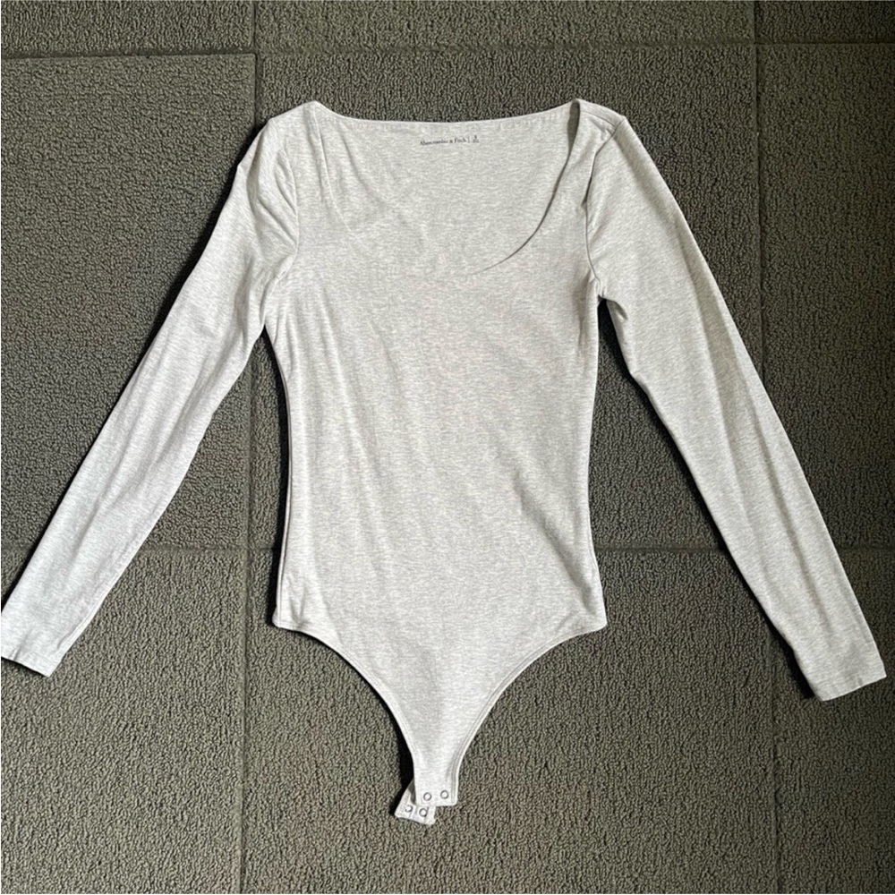 A&F scoop neck bodysuit